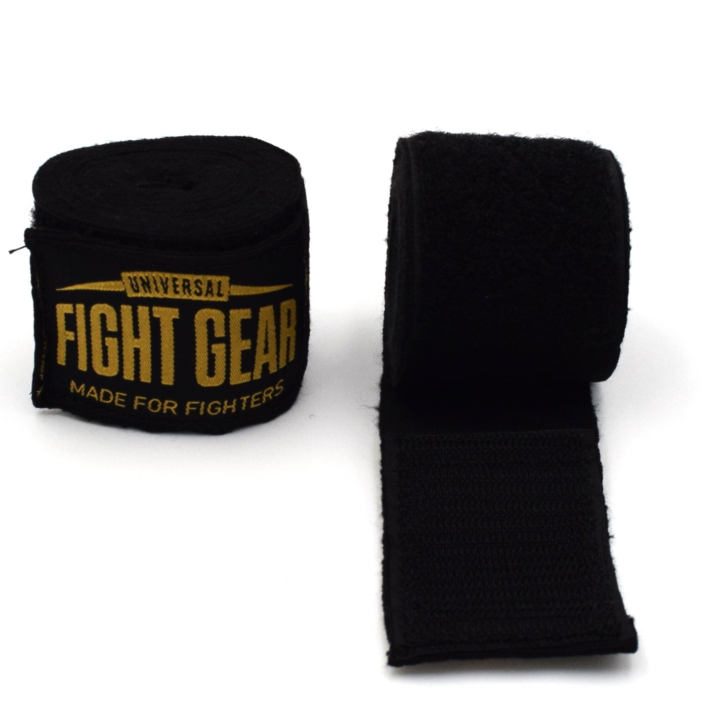 Premium Boxbandagen – Universal Fight Gear Schwarz/Gold