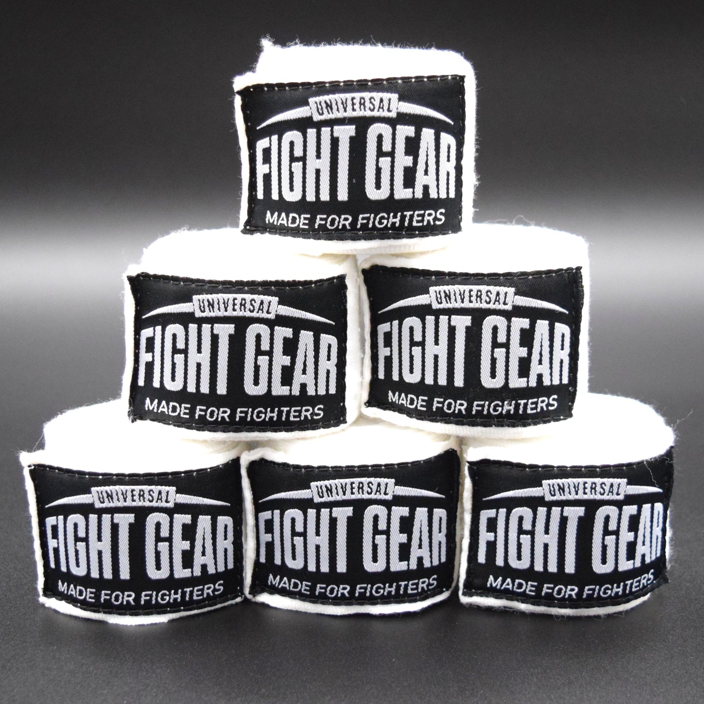 Universal Fight Gear Elite Boxbandagen Set – 3× 4m – Weiss