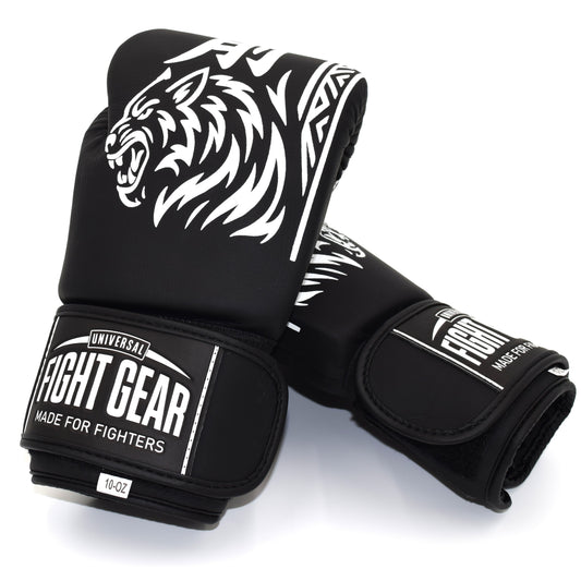 Universal Fight Gear – Lionheart  schwarz-weiss leather