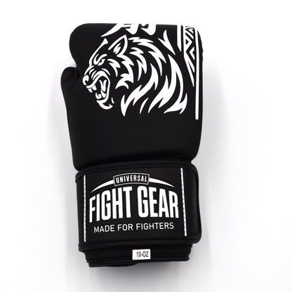 Universal Fight Gear – Lionheart  schwarz-weiss leather