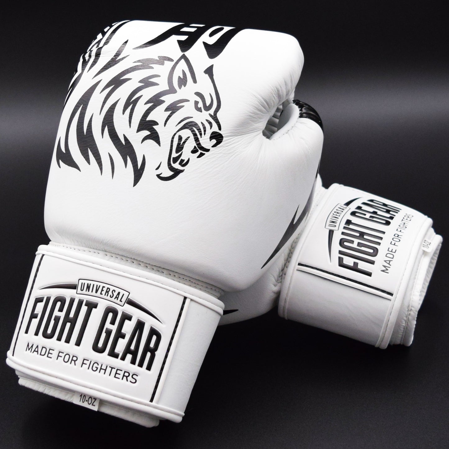 Universal Fight Gear – Lionheart  weiss - schwarz leather