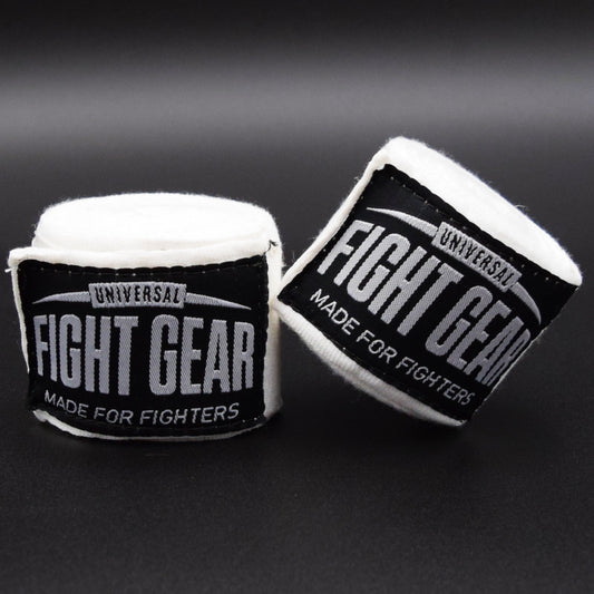 Premium Boxbandagen – Universal Fight Gear Weiss 4 M