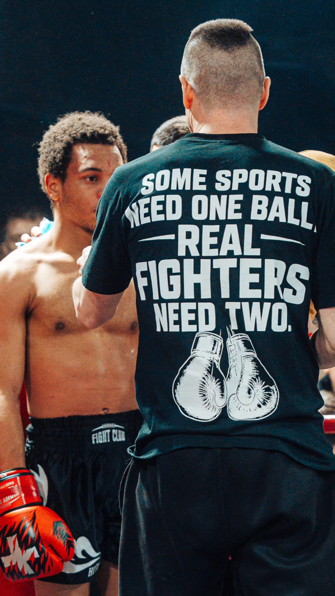 Boxing T-Shirt – Real Fighters Need 2 | Universal Fight Gear