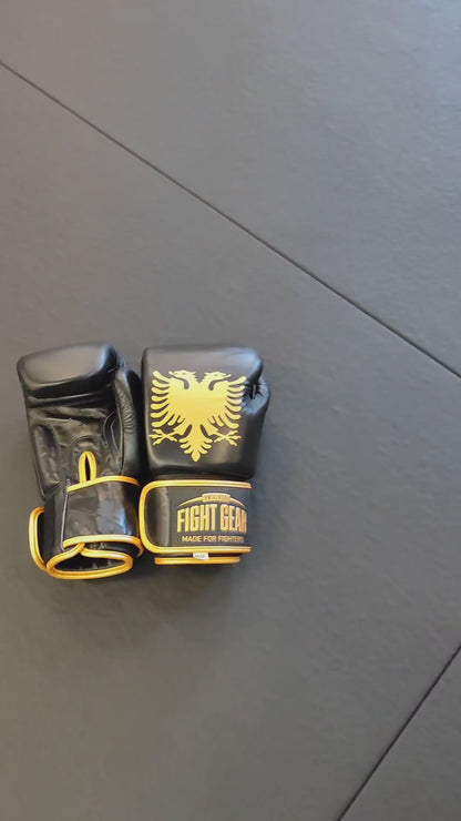 Universal Fight Gear – Albanian Pride Gold Edition Leather